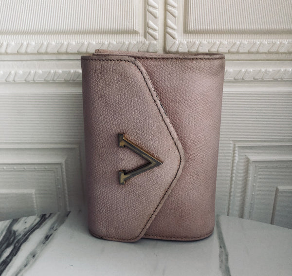 Vintage] Louis Vuitton Damier Ebene Back Metal Wallet Case iPhone