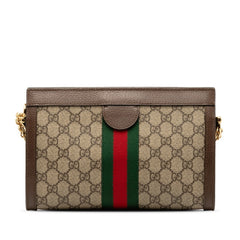 Gucci GG Supreme Ophidia Small Sherry Line Chain Shoulder Bag 503877 Beige Brown PVC Leather Women's GUCCI-2