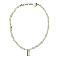 Christian Dior Dior Women's Necklace Pendant Choker Faux Pearl-3