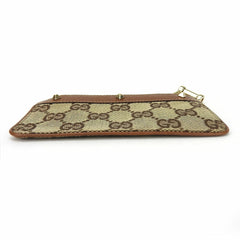 Gucci Wallet/Coin Case 120971 GG Canvas Leather Brown Accessory Hook Women's GUCCI-3