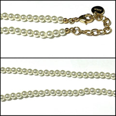 Christian Dior Dior Women's Necklace Pendant Choker Faux Pearl-5