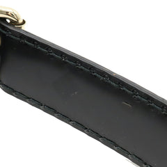 GUCCI Gucci Quinn Hobo Ribbon Shoulder Bag Handbag Patent Leather Enamel Black 189885-6