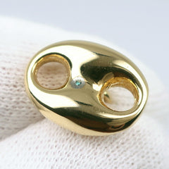 GUCCI Cufflinks Old Gucci Gold Plated Men's-5