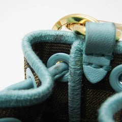 Fendi FF Zuccanano Montresor Bag Charm K Embroidery 7AR762 Keyring (Beige,Brown,Light Blue)-7
