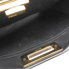 Fendi FENDI peekaboo studs handbag leather black-3