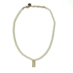 Christian Dior Dior Women's Necklace Pendant Choker Faux Pearl-2