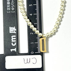 Christian Dior Dior Women's Necklace Pendant Choker Faux Pearl-7