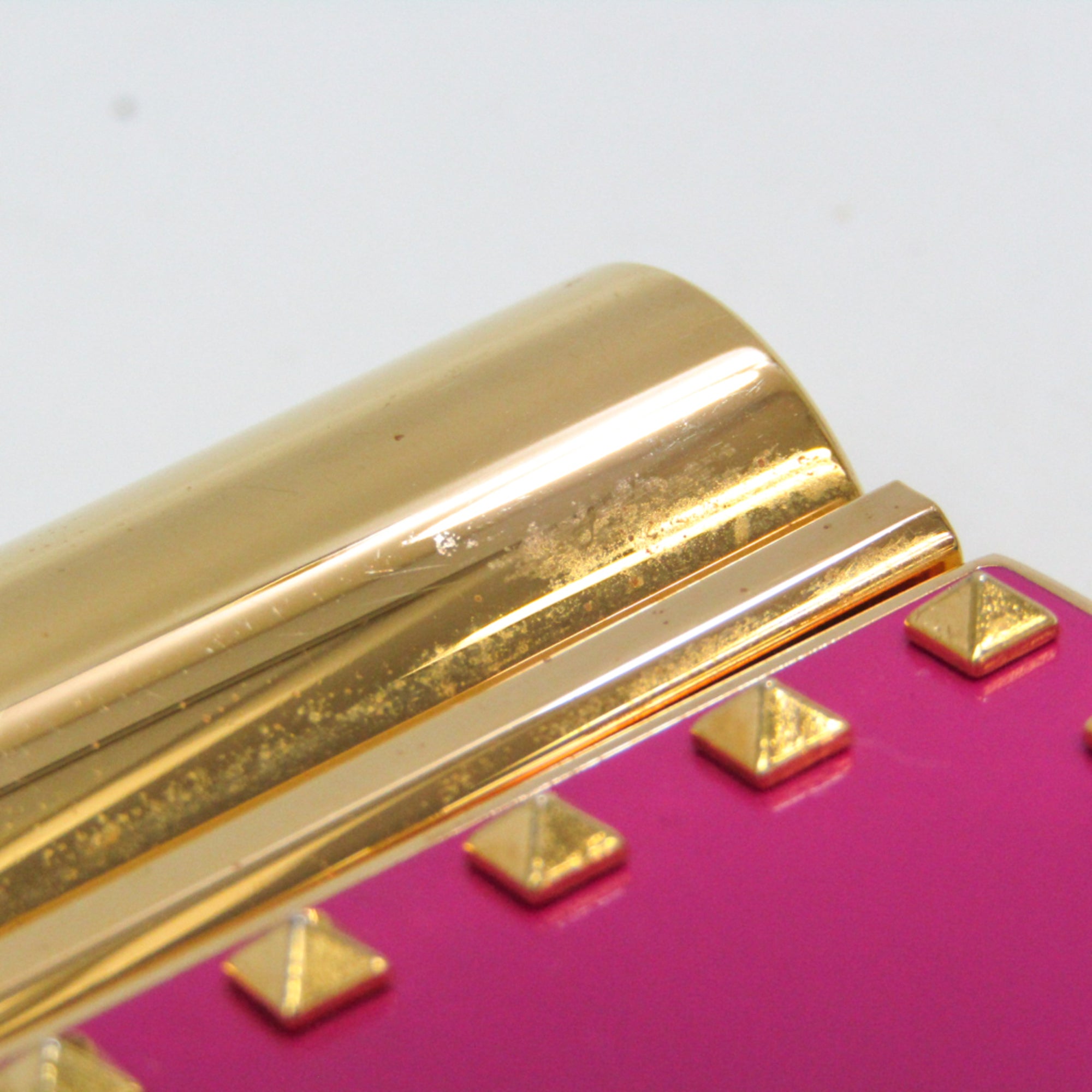 Valentino Metal Lipstick Case Gold,Pink love blade mirror lipstick – Leiame  Luxe