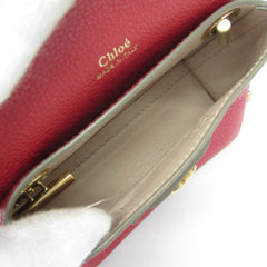 Chloé Women's Leather Shoulder Bag Purple,Red Color-2