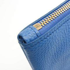 Salvatore Ferragamo AU-21 F867 Women,Men Leather Clutch Bag Blue-5