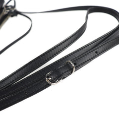 BALENCIAGA Balenciaga paper shoulder bag 357321 leather black 2WAY clutch mini handbag-4