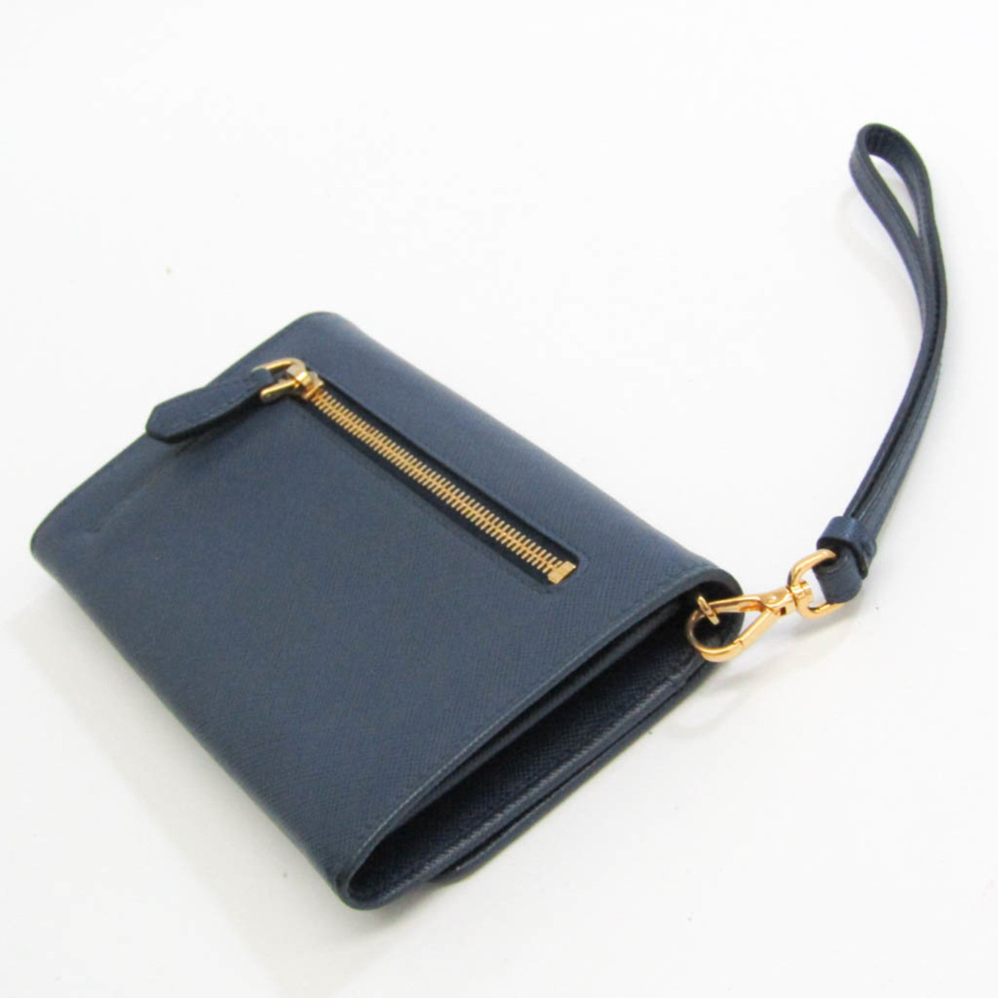 Saffiano Wallet on Chain Royal Blue (Royal)