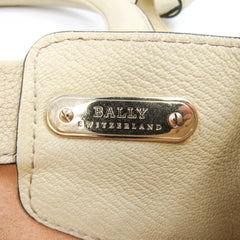 Bally PIAFFIN-MD Women's Leather Handbag,Shoulder Bag Cream