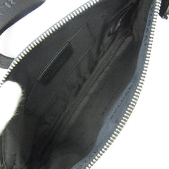Bvlgari Weekend 32472 Unisex PVC,Leather Shoulder Bag Black,Charcoal Gray-2