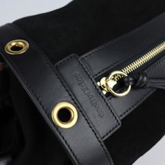 See by Chloé SEE BY CHLOE sea by Chloe Debbie handbag suede leather black gold metal fittings 2WAY shoulder bag tote