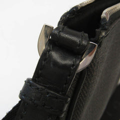 Bvlgari Weekend 32472 Unisex PVC,Leather Shoulder Bag Black,Charcoal Gray-4