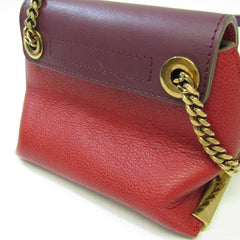 Chloé Women's Leather Shoulder Bag Purple,Red Color-4