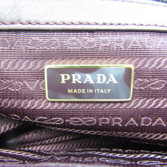 Prada Ribbon 1BG068 Women's Nylon,Leather Handbag,Shoulder Bag Bordeaux-6