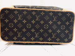Louis Vuitton, Bags, Louis Vuitton Limited Edition Riveting Brown Gold  Monogram Leather Tote M440