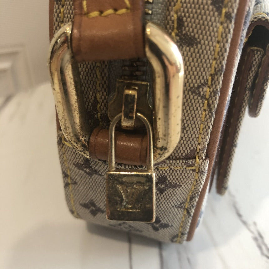 What Goes Around Comes Around Louis Vuitton Red Mini Lin Juliette MM  Crossbody Bag - ShopStyle