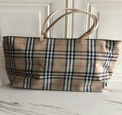 Burberry London Nova Check Tote Bag