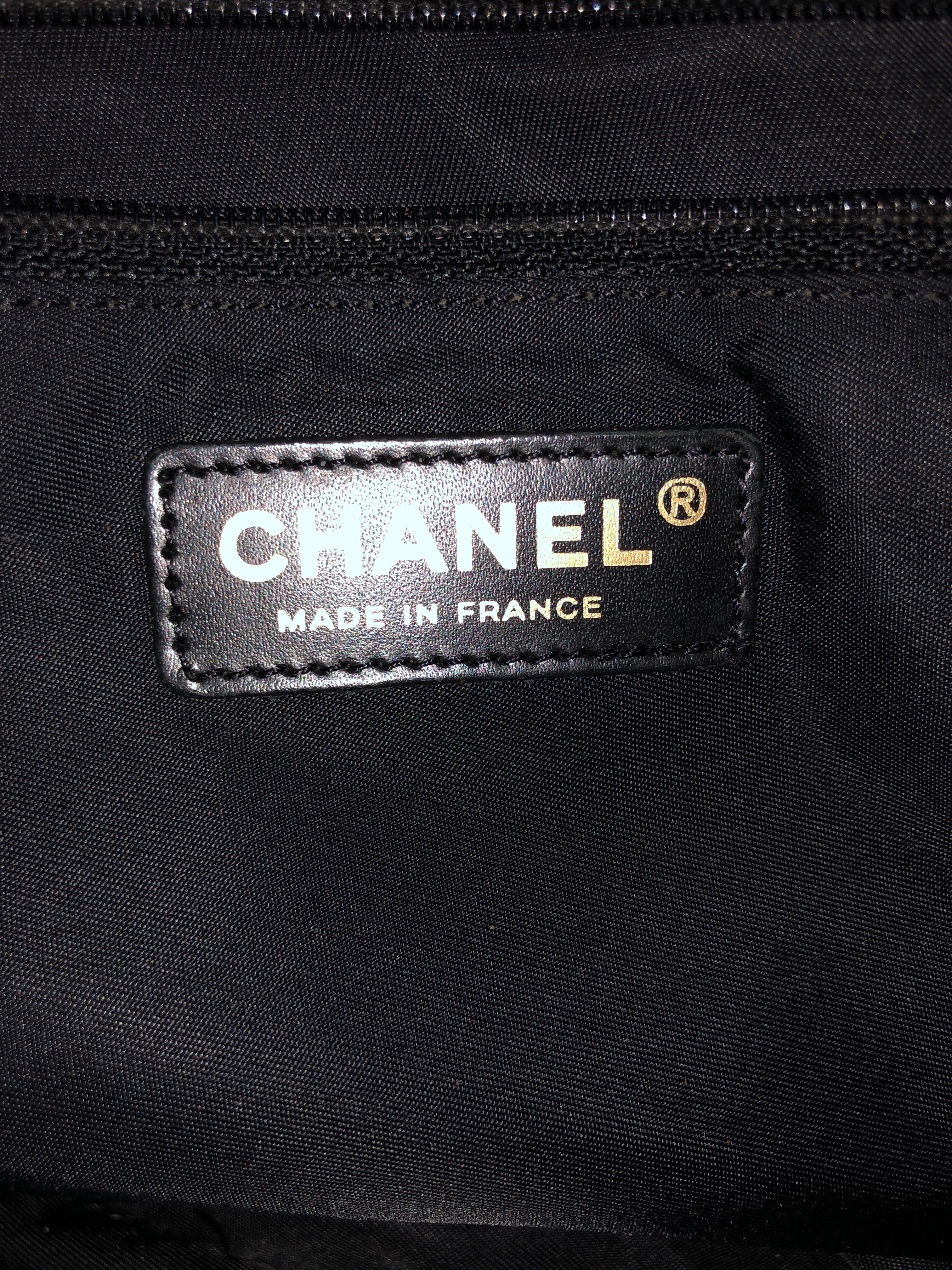 chanel large travel bag