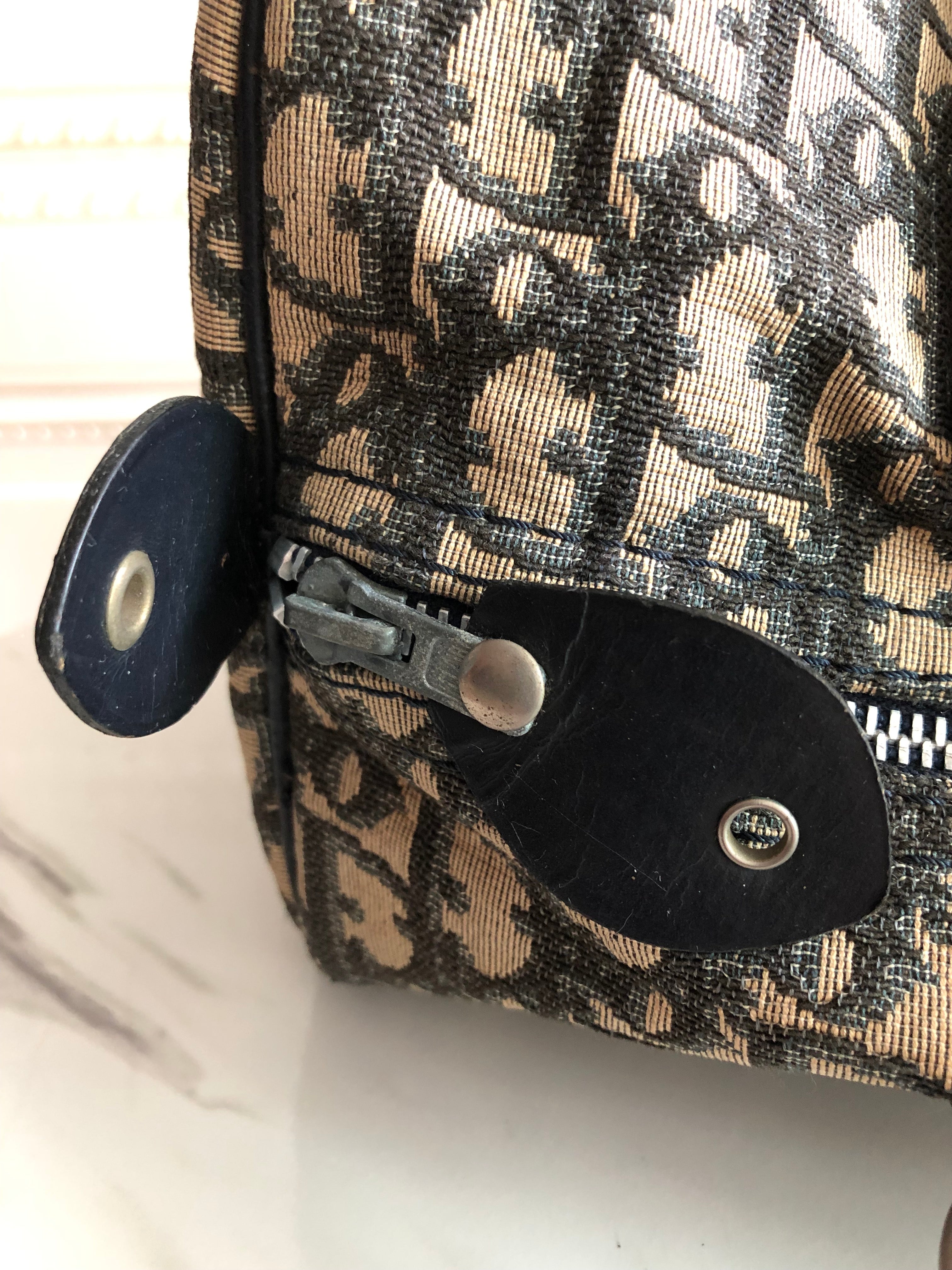 Dior Vintage Black Trotter Mini Boston Bag, Best Price and Reviews